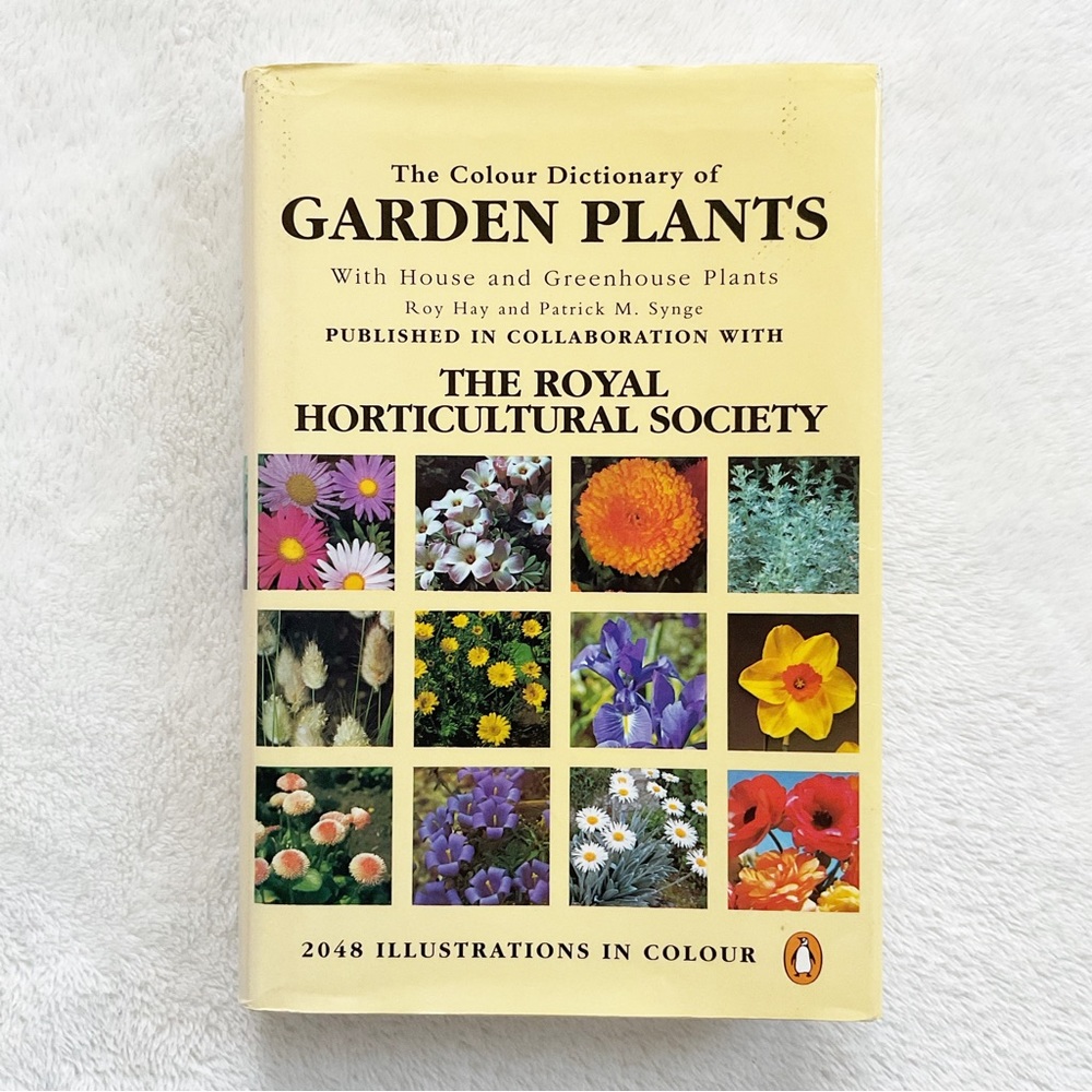 The Colour Dictionary of Garden Plants 1991 • RHS Hardcover • 2048 Images